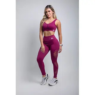 Set Seamless Talla Unica Ajustable - Vino