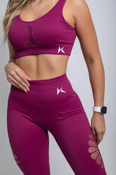 Set Seamless Talla Unica Ajustable Hasta Talla 12 - Vino