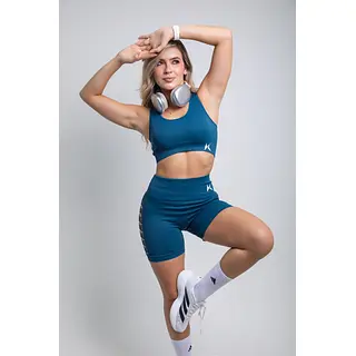 Set Seamless Talla Unica Ajustable - Azul